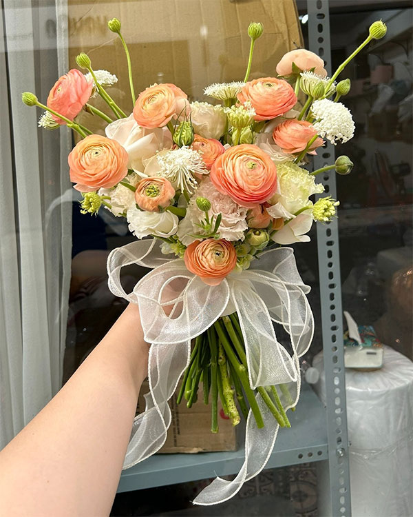 bó hoa cưới mao lương